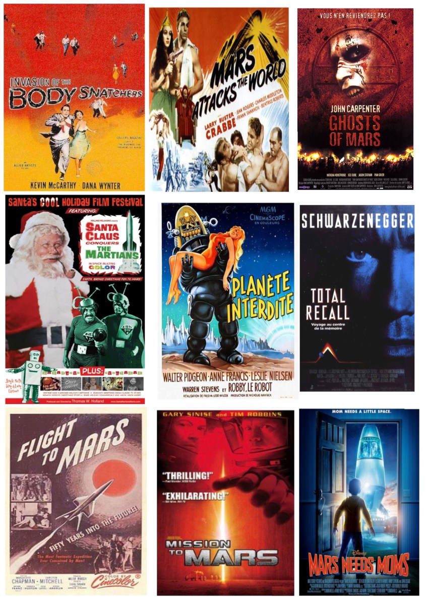 Quelques films sur Mars et les Martiens