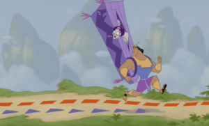 The chase (on the map and on the ground) / La course poursuite (sur la carte et sur le sol)