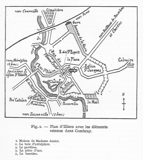 Plan d'Illiers-Combray