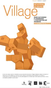 (Page d'accueil du site internet sur Village, copyright Séverine Hubard)