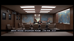 White House situation room / Salle de crise de la Maison Blanche
