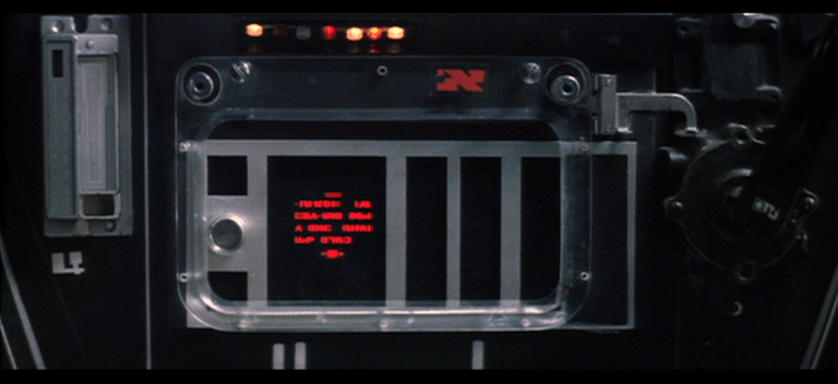 Luke's T-65 X-wing embedded computer / Ordinateur de bord du T-65 X-wing de Luke